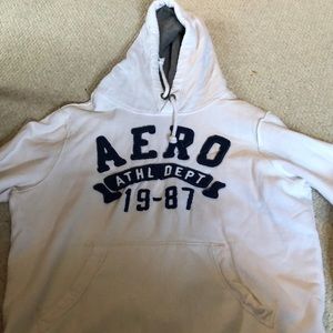 Aeropostale white hoody